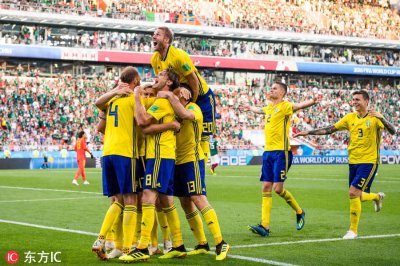 ​格兰奎斯特点球建功 瑞典3-0墨西哥一同晋级16强
