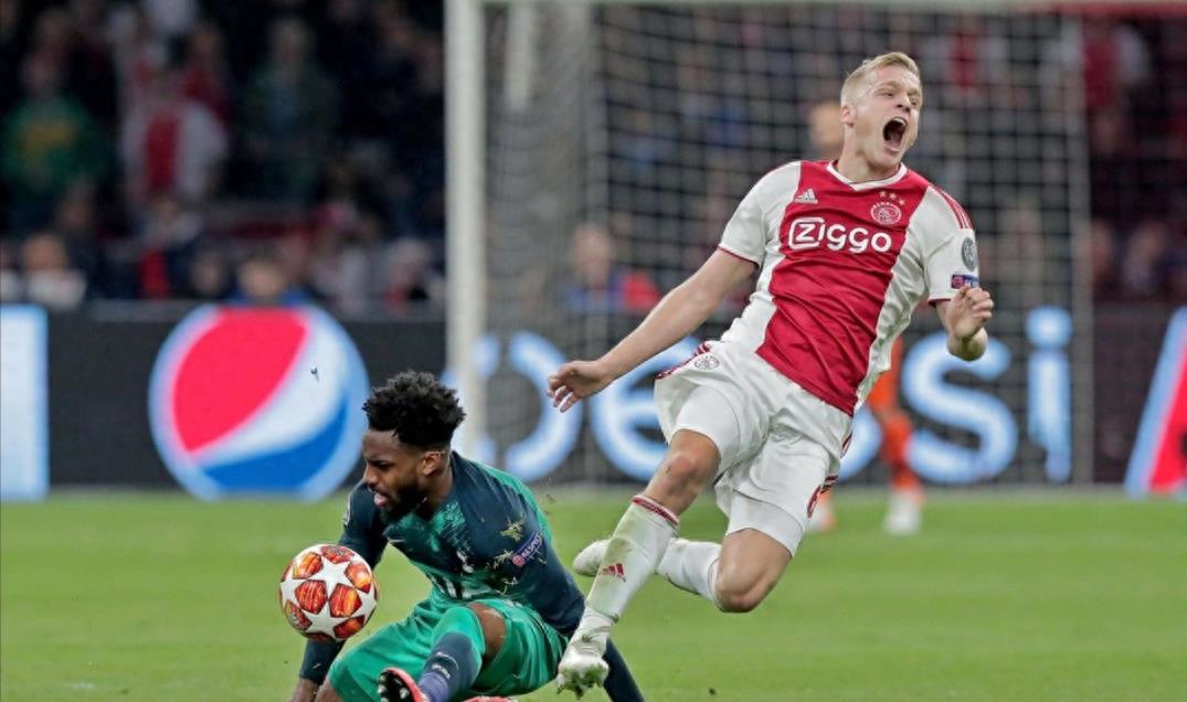 欧冠半决赛次回合热刺3:2阿贾克斯,热刺凭借客场进球多晋级决赛