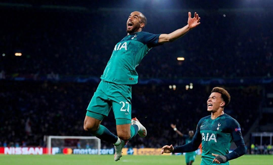 欧冠半决赛次回合热刺3:2阿贾克斯,热刺凭借客场进球多晋级决赛