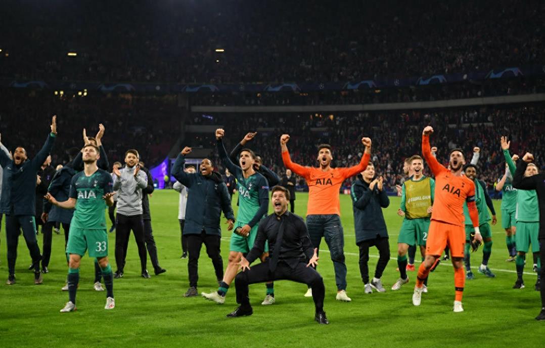 欧冠半决赛次回合热刺3:2阿贾克斯,热刺凭借客场进球多晋级决赛