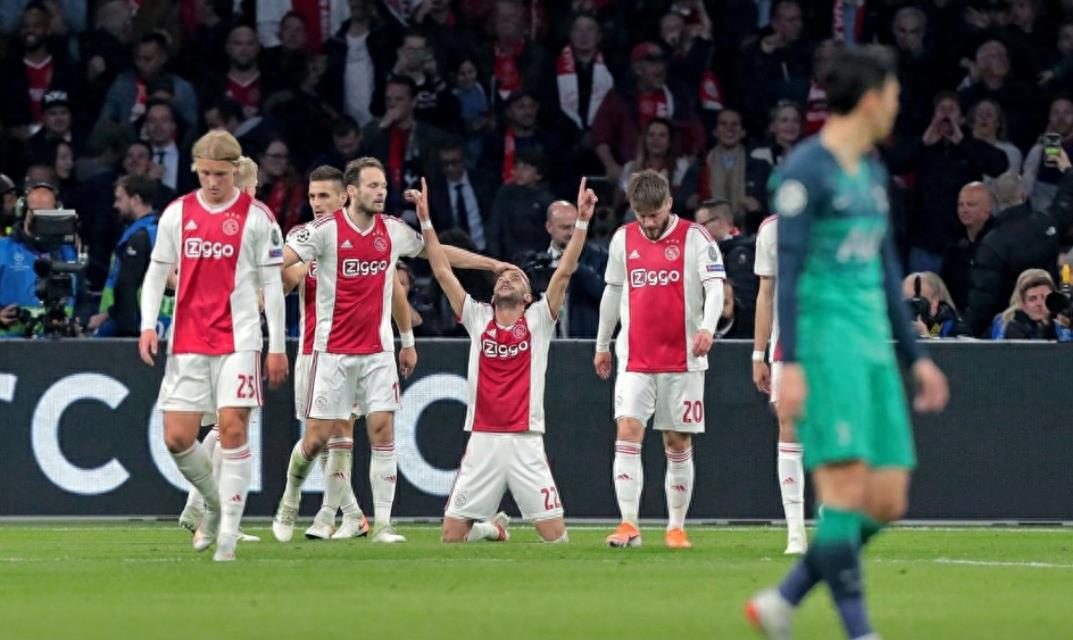 欧冠半决赛次回合热刺3:2阿贾克斯,热刺凭借客场进球多晋级决赛