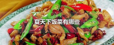 ​夏天下饭菜有哪些