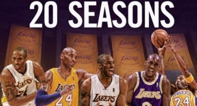 ​湖人官方汇总科比生涯36件球衣