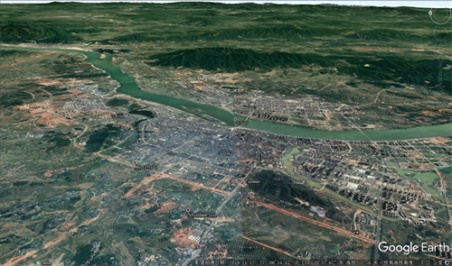 江西吉安地形图