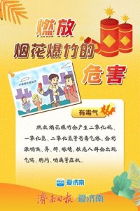 ​海报合集｜燃放烟花爆竹危害大，禁燃禁放记心间