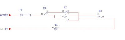 ​三个开关控制电灯的开和关的电路图